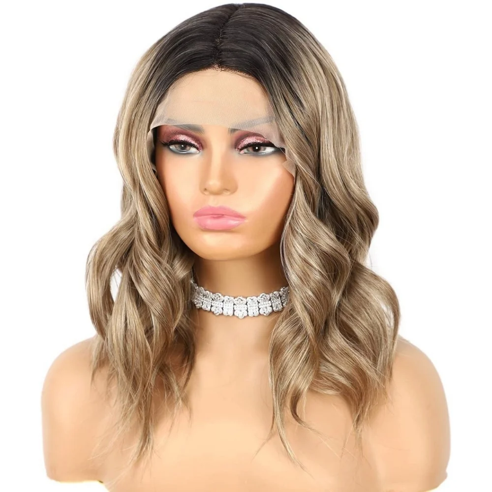 Blooming Hair Strewberry Blonde Lace Front Wig